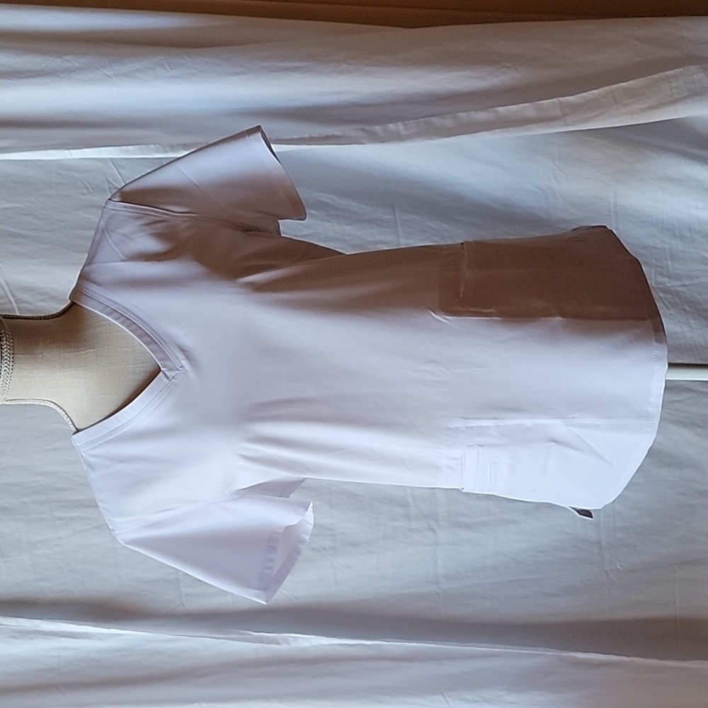 White Urbane Scrub top